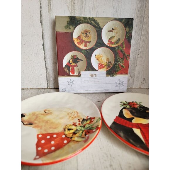 Pier 1 plate Xmas penguin seal polar bear goose set decor - Picture 7 of 7